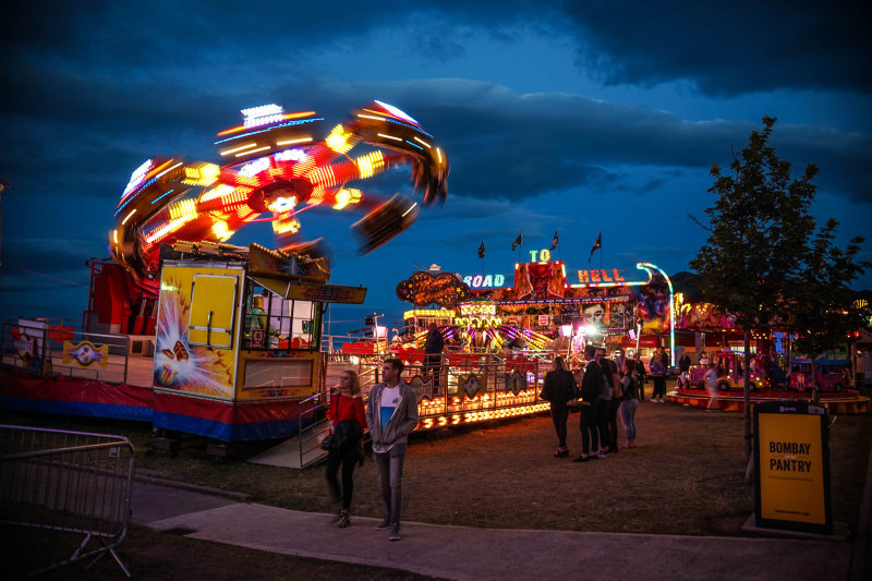 Fair at night, Seaside, Bray, Ireland