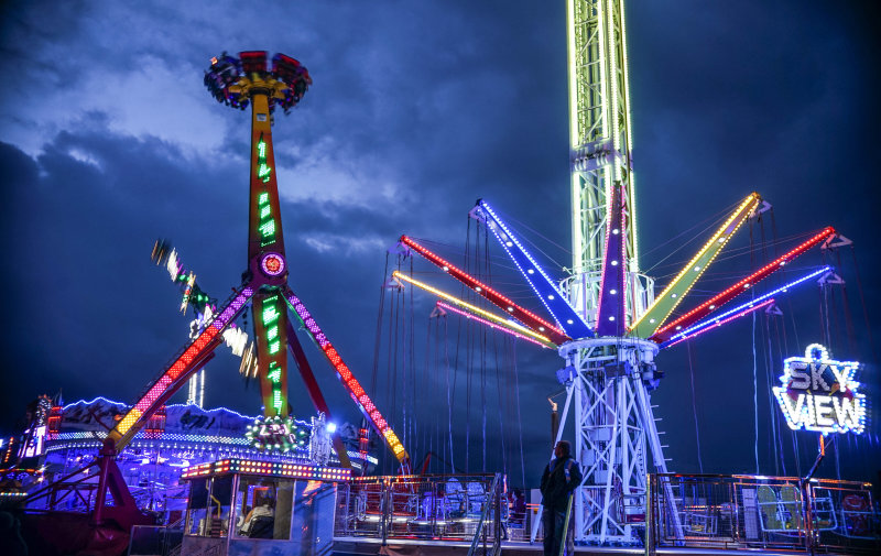 Night time fair, Bray, Ireland