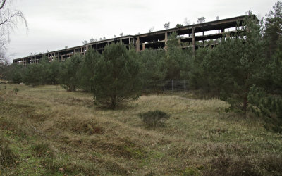 Inte s vackra hus i Prora men heller ingen julmarknad...