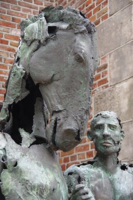 Iron man and his horse