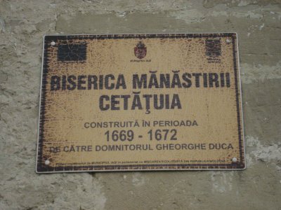 Le monastre de Cetatuia  Iasi