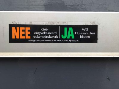Aux Pays-Bas, ils sont très clairs question publicité non sollicitée
