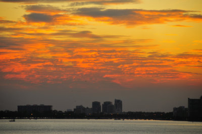 Miami at dusk