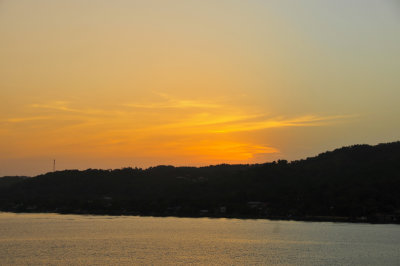 Belize sunset