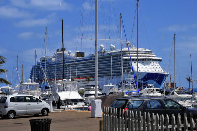 Royal Princess alongside at West End Bermuda