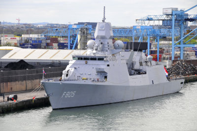 Passing a French Warship - Dublin