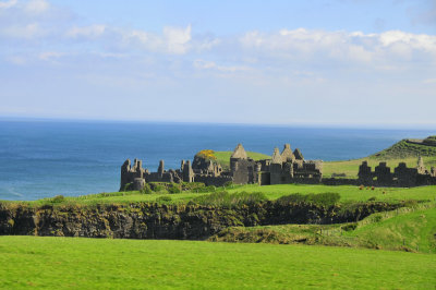 Antrim Coast and Dunluce castle