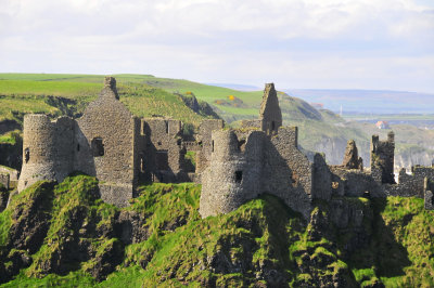 Antrim Coast and Dunluce castle