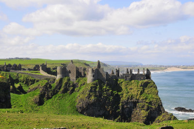 Antrim Coast and Dunluce castle