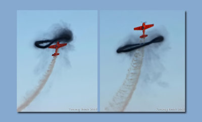 Mark Sorenson & Mark Nowosielski  Flying through smoke rings....