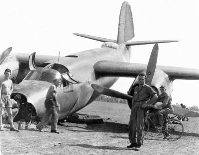  Martin B-26 Marauder... nose gear collapsed on landing, Australia 1940-1943