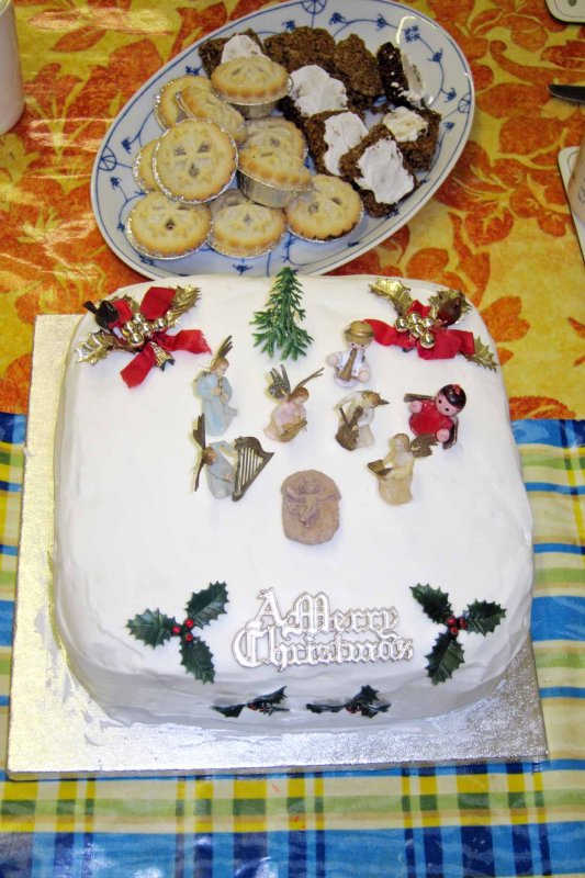 The Christmas cake