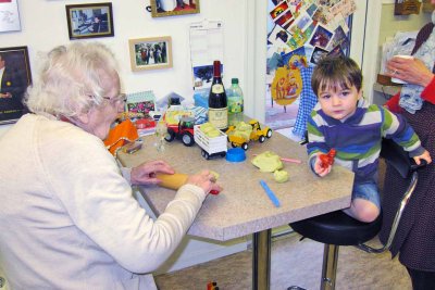 Timothy and Great Grandma