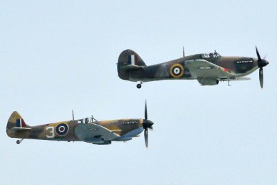 BBMF Hurricane and Spitfire