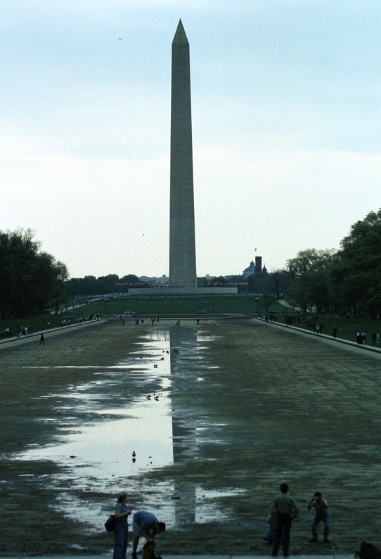 empty reflection pool