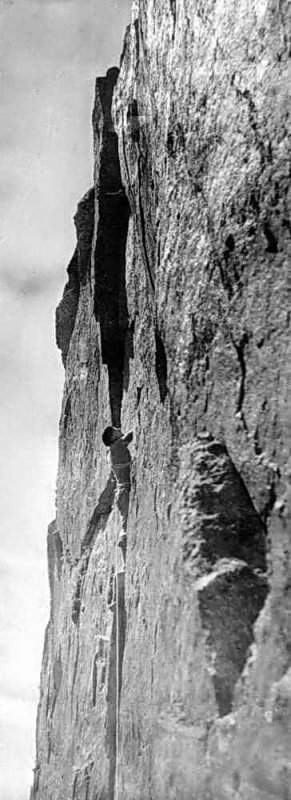 2nde ascension** de la voie Abadie  la Petite Aiguille dAmitges par R. Ollivier