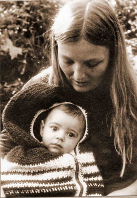 Marie et son neveu Emmanuel, 1968