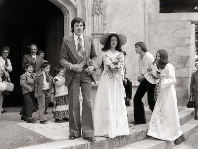 Mariage d'Edouard le 27 septembre 1975