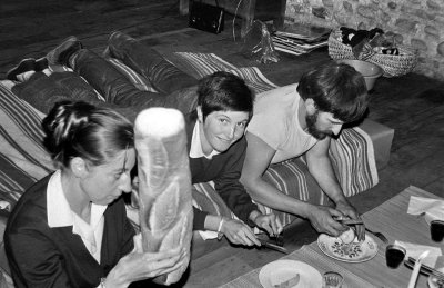 Quand Hervé et Renée venaient de s'installer à Nay en 1969