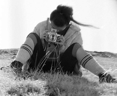 Anne photographe en 1968