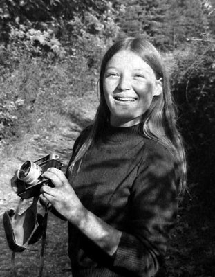 Marie photographe en 1970