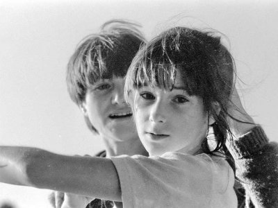 Anne et Elisabeth en 1982