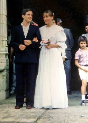 Mariage de Claire et Didier en 1981