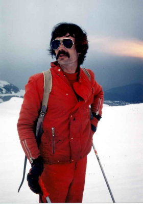 Anfoy skie à la Pierre St Martin, mai 1980