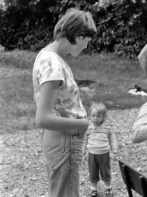 Claire et Josphine Ollivier en 1982