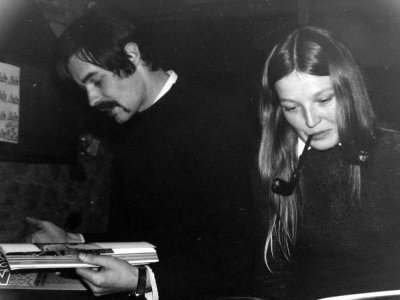 A la Croix de Buzy avec Franois, 1972