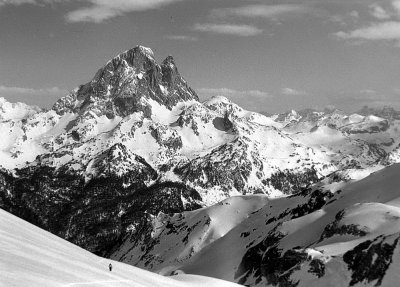 Pic d'Aule à ski, 29 Avril 1972
