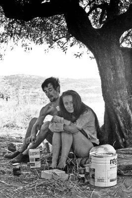  Anfoy et Chantal à l'ombre d'un olivier