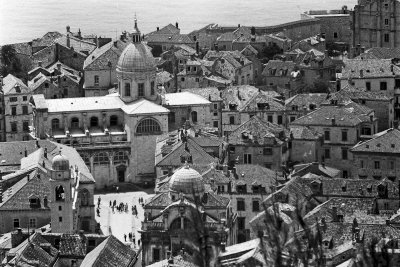 Les toits de Dubrovnik tels quils taient en 1969
