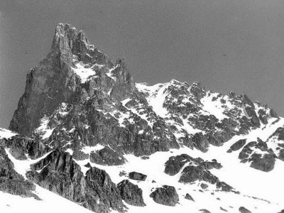 Tour de l'Ossau à ski avec François le 2 Mai 1976