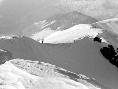 En montant au Labigouer en hiver