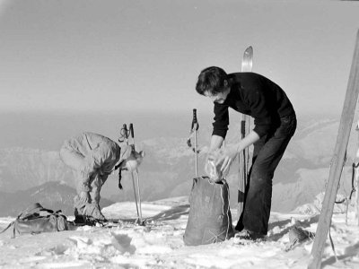 Labigouer (2175 m) à ski le 4 mars 1973