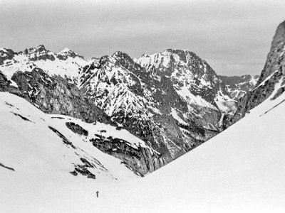 La grande combe qui mne au col de Laraill