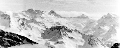 Panorama Sud depuis le sommet du Rognon de Ger