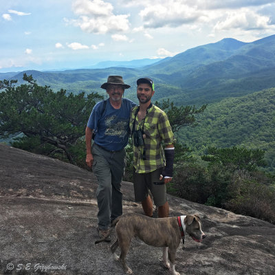 Me and a soul buddy--North Carolina mountains