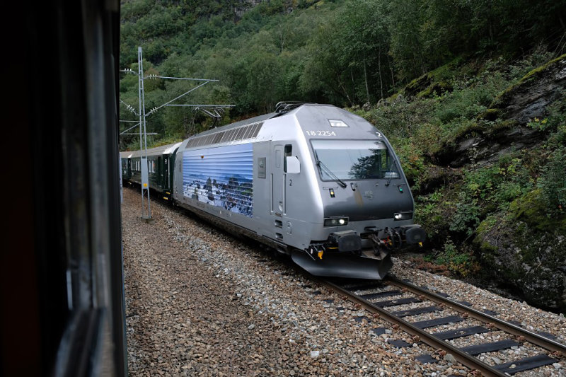 Flåmsbana trein / Geilo, Myrdal, Flåm