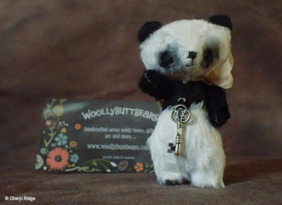 Patti panda bear by Woollybuttbears