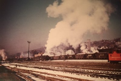 N&W Railroad Yards, Bluefield, WV circa 1954