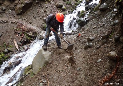 Goat Creek Trail - Tread Work