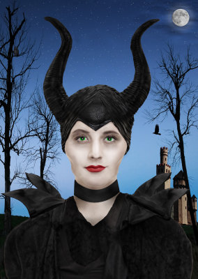 Abby as Maleficent