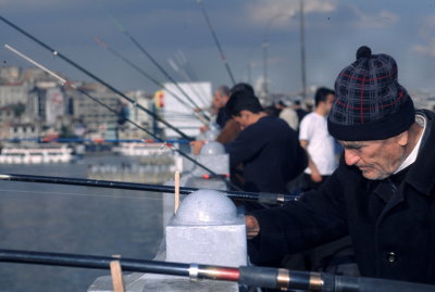 Fisherman in Golden Horn