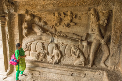 Mahishasuramardini Mandapa detail