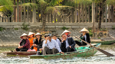Boating on Ngo Dong River