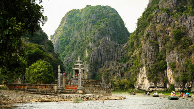 Temple on Ngo Dong River