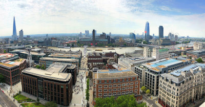 Pano View from Dome of St Paul's Cathedral