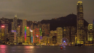 Victoria Harbor & Hong Kong Island